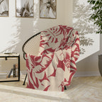 Microfiber Blanket | Soft Throw for Home Decor - Crimson Red - SnugLiving