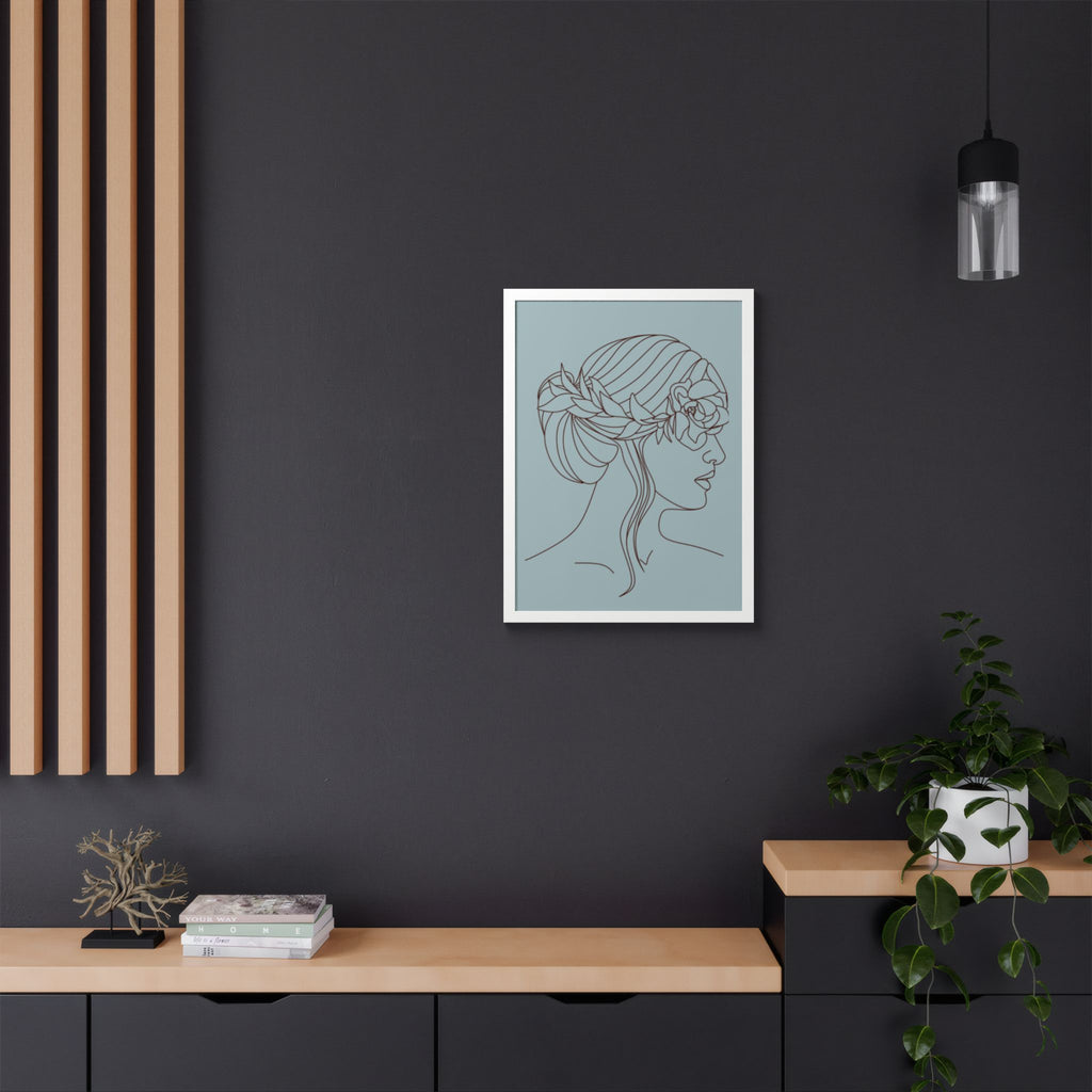 Multi-Color Framed Poster | Abstract Wall Art, Boho Home Decor | Pattern 5