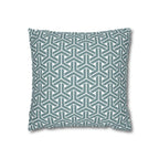 Cushion Cover, Throw pillow Case for Couch (Single Piece) : Patterned Grey Azure - SnugLiving
