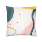 Cushion Cover, Throw pillow Case for Couch (Single Piece) : Green & White - SnugLiving