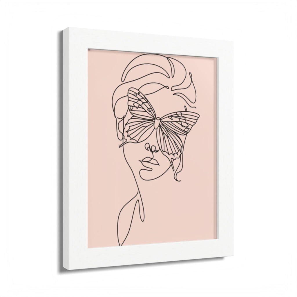 Multi-Color Framed Poster | Abstract Wall Art, Boho Home Decor | Pattern 7