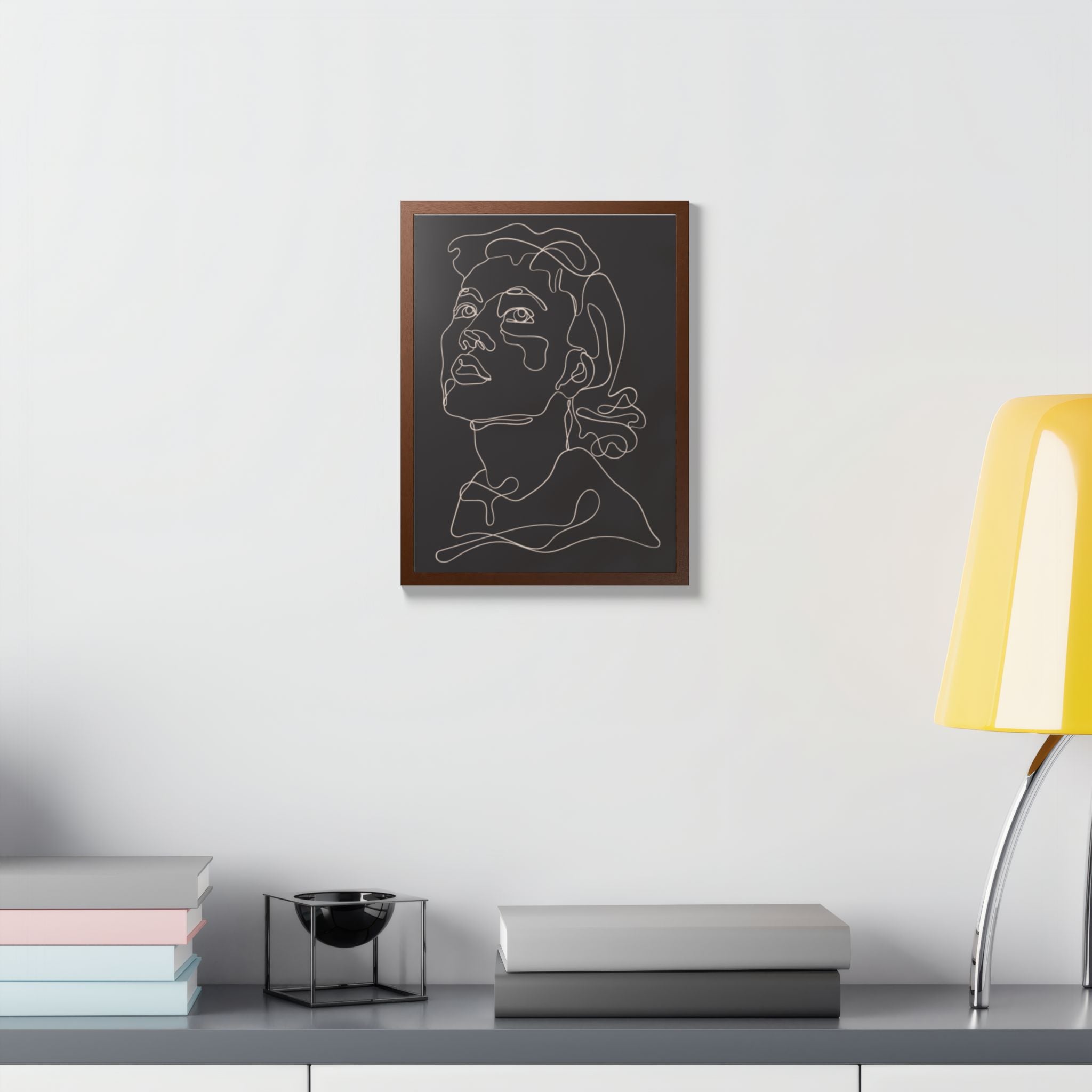Multi-Color Framed Poster | Abstract Wall Art, Boho Home Decor | Pattern 6