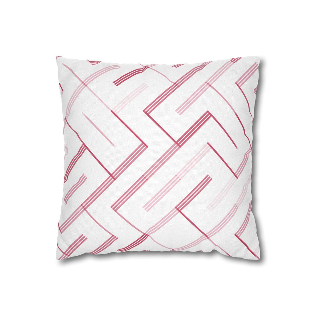 Cushion Cover, Throw pillow Case for Couch (Single Piece) : Patterned Crimson - SnugLiving