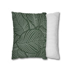 Cushion Cover, Throw pillow Case for Couch (Single Piece) : Emerald Green - SnugLiving