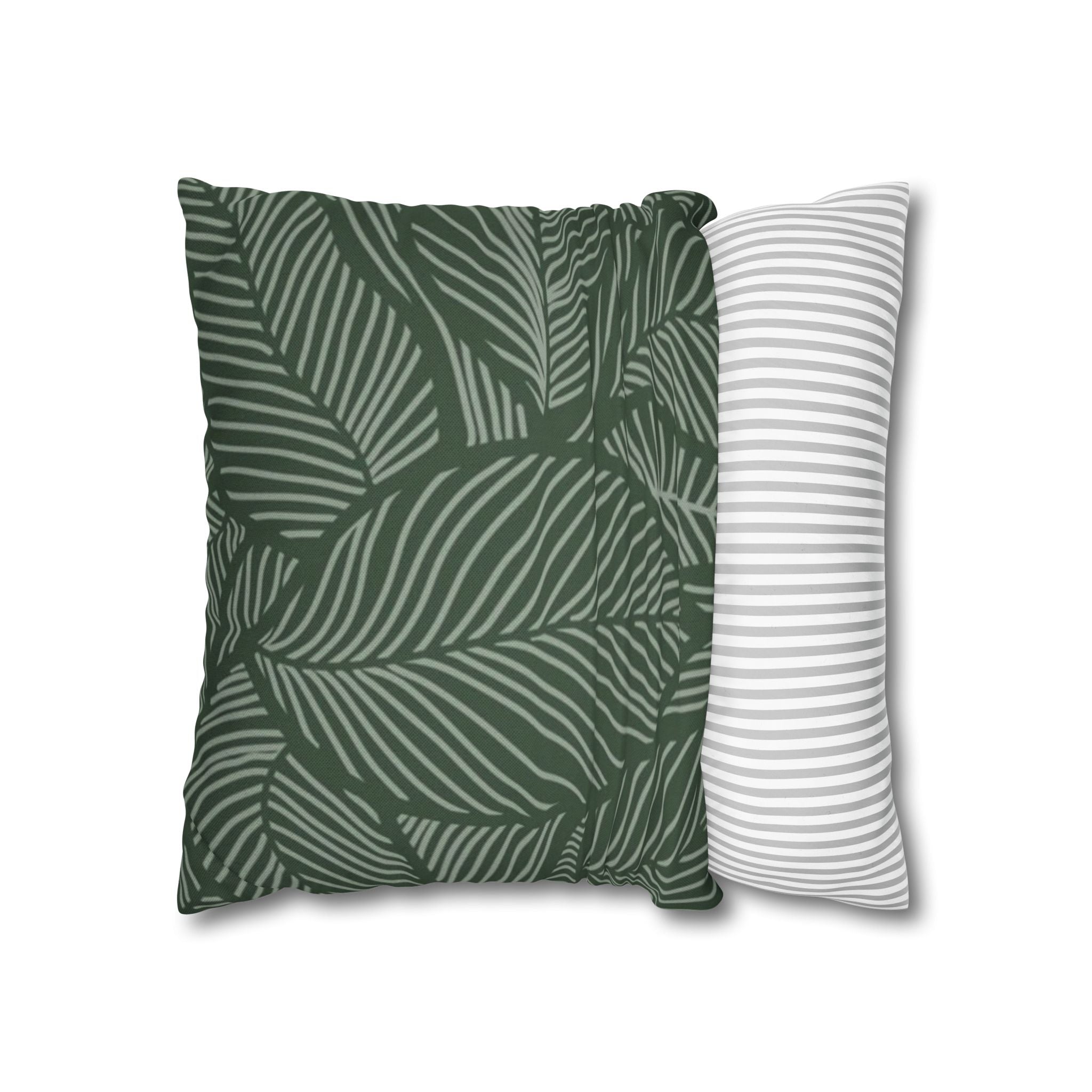 Cushion Cover, Throw pillow Case for Couch ( Single Piece) : Emerald Green