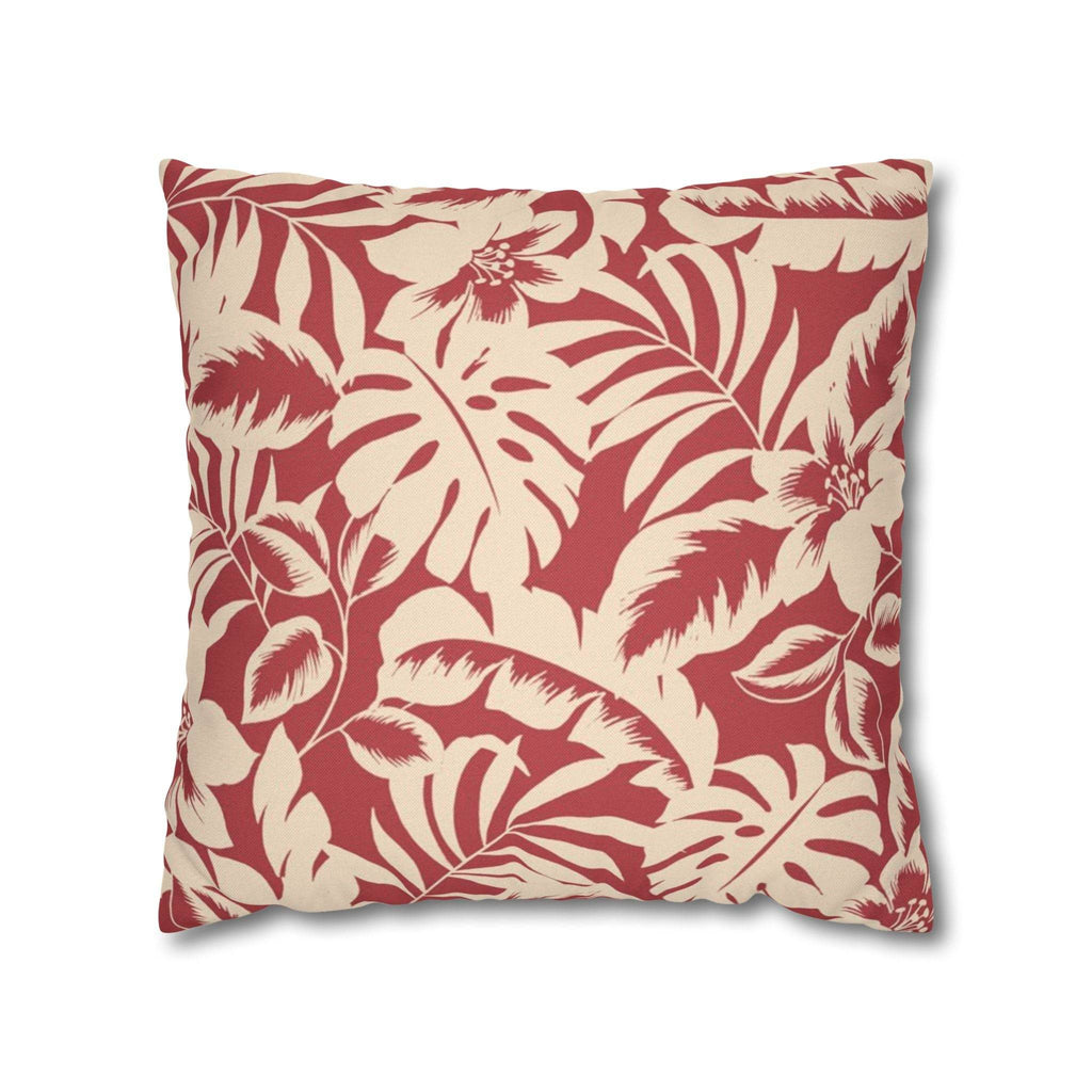 Cushion Cover, Throw pillow Case for Couch (Single Piece) : Vermillion Red - SnugLiving