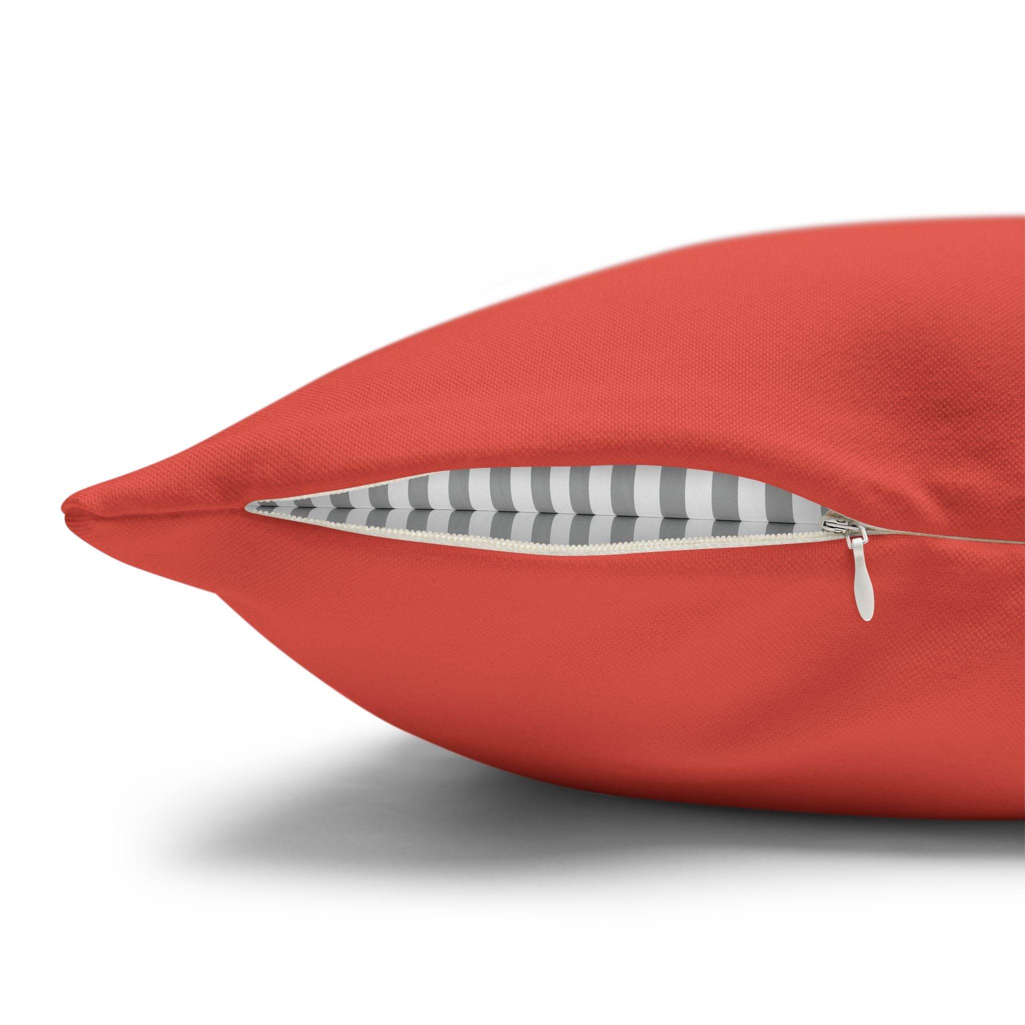 Cushion Cover, Throw pillow Case for Couch (Single Piece) : Red - SnugLiving