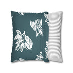 Cushion Cover, Throw pillow Case for Couch (Single Piece) : Bottle Green - SnugLiving