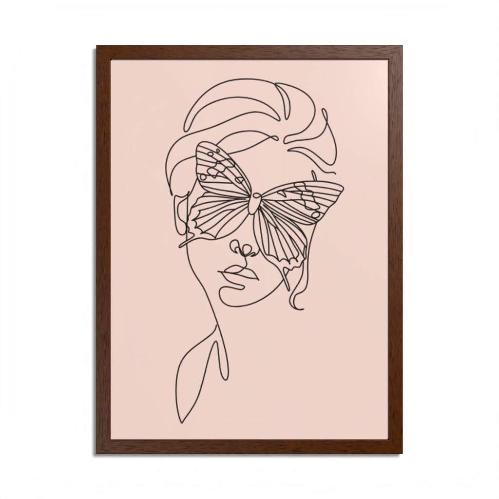 Multi-Color Framed Poster | Abstract Wall Art, Boho Home Decor | Pattern 7