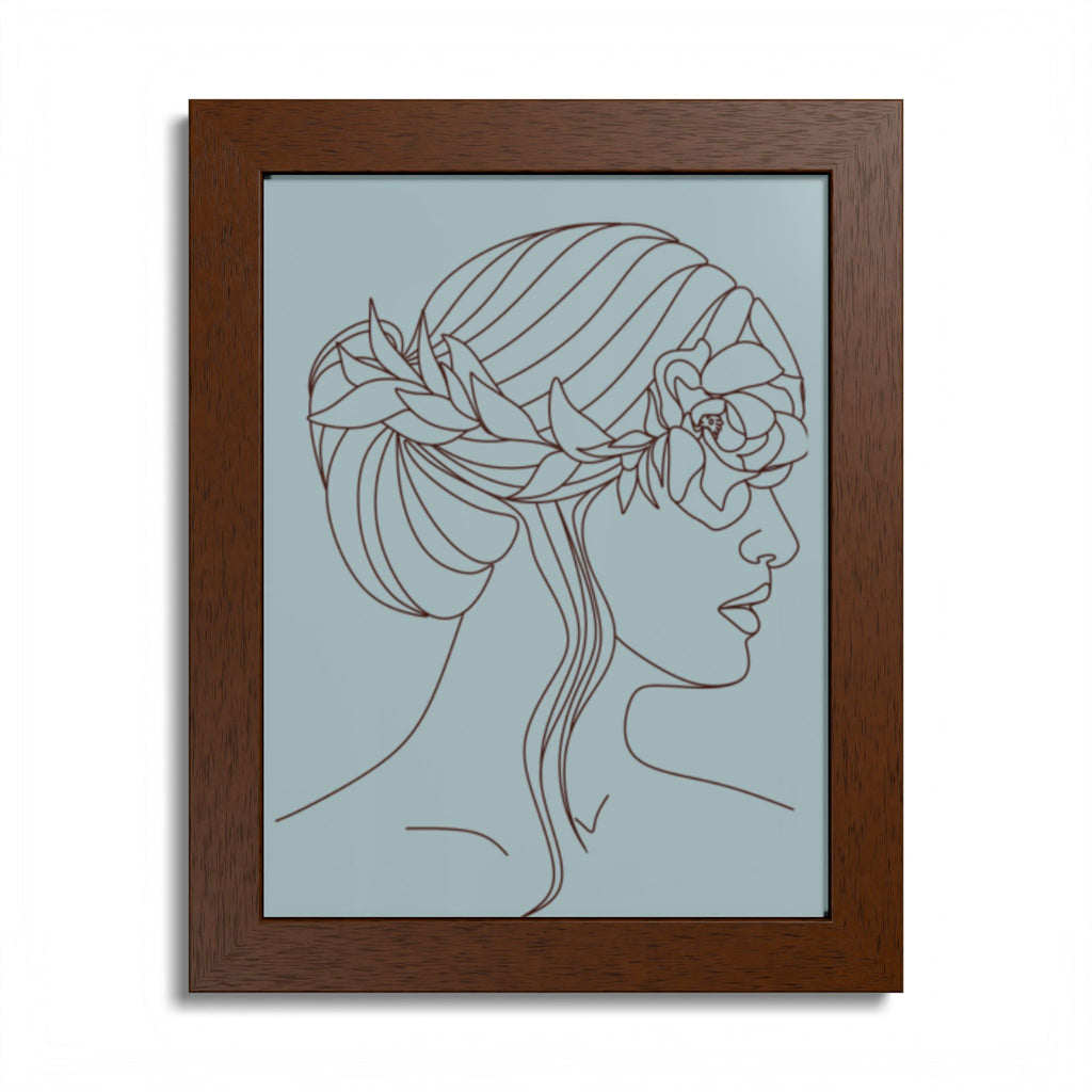 Multi-Color Framed Poster | Abstract Wall Art, Boho Home Decor | Pattern 5