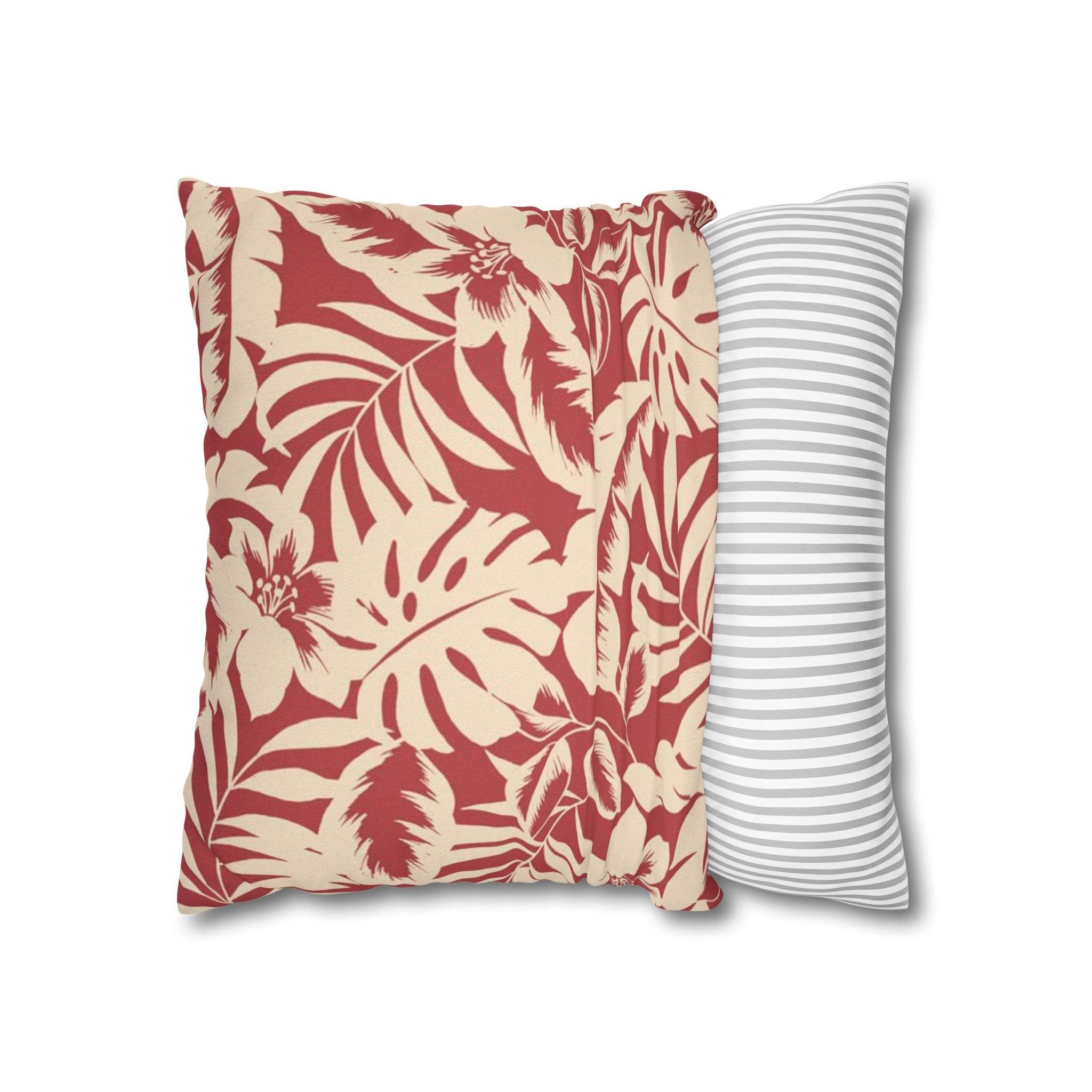 Cushion Cover, Throw pillow Case for Couch (Single Piece) : Vermillion Red - SnugLiving