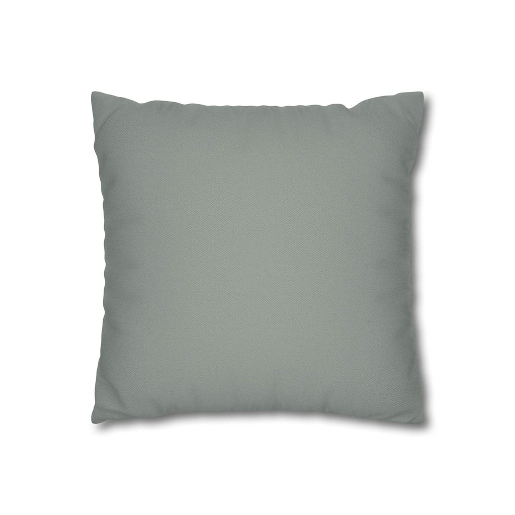 Cushion Cover, Throw pillow Case for Couch (Single Piece) : Grey & Light Orange - SnugLiving