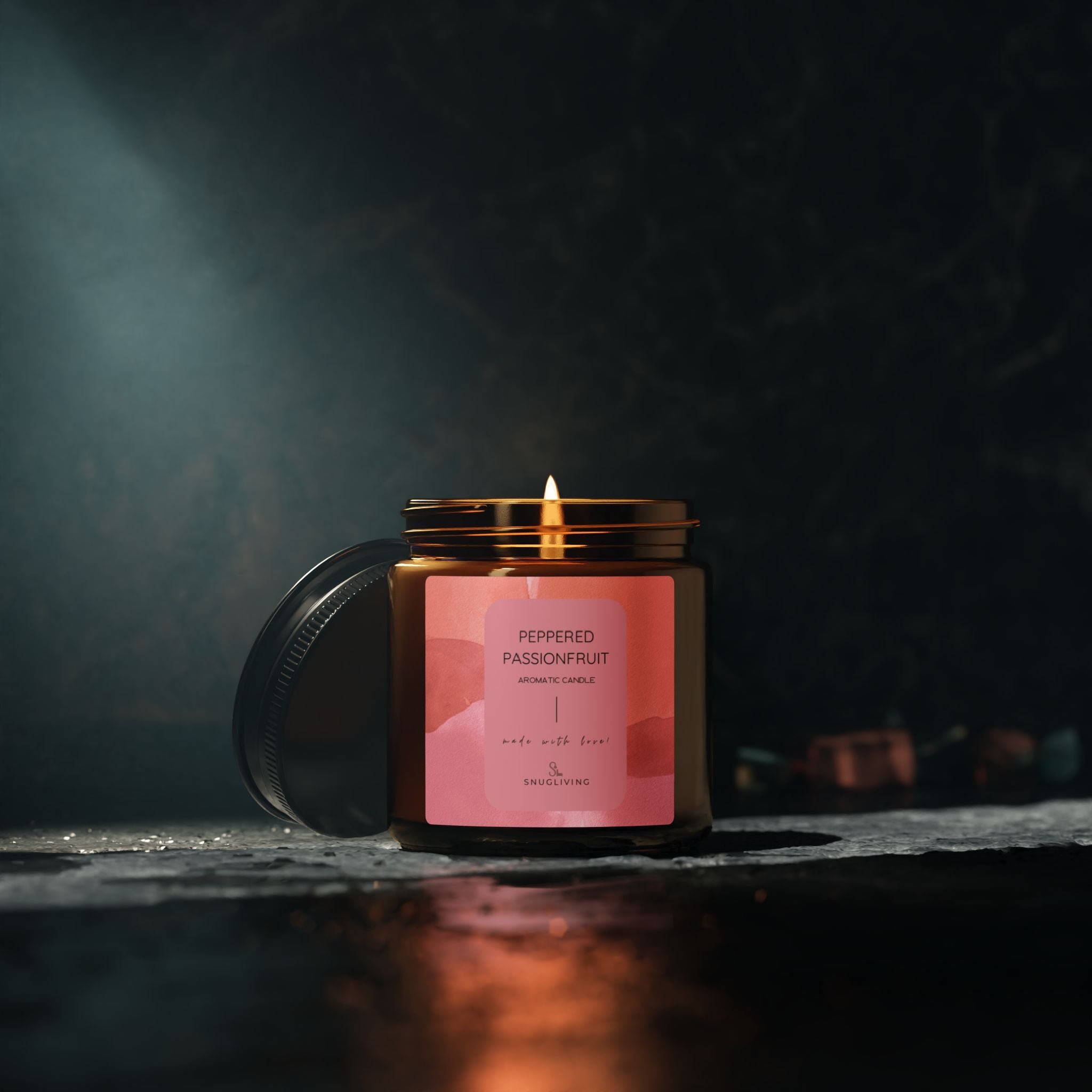 SnugLiving Aromatic/Scented Soy Candle : Peppered Passionfruit