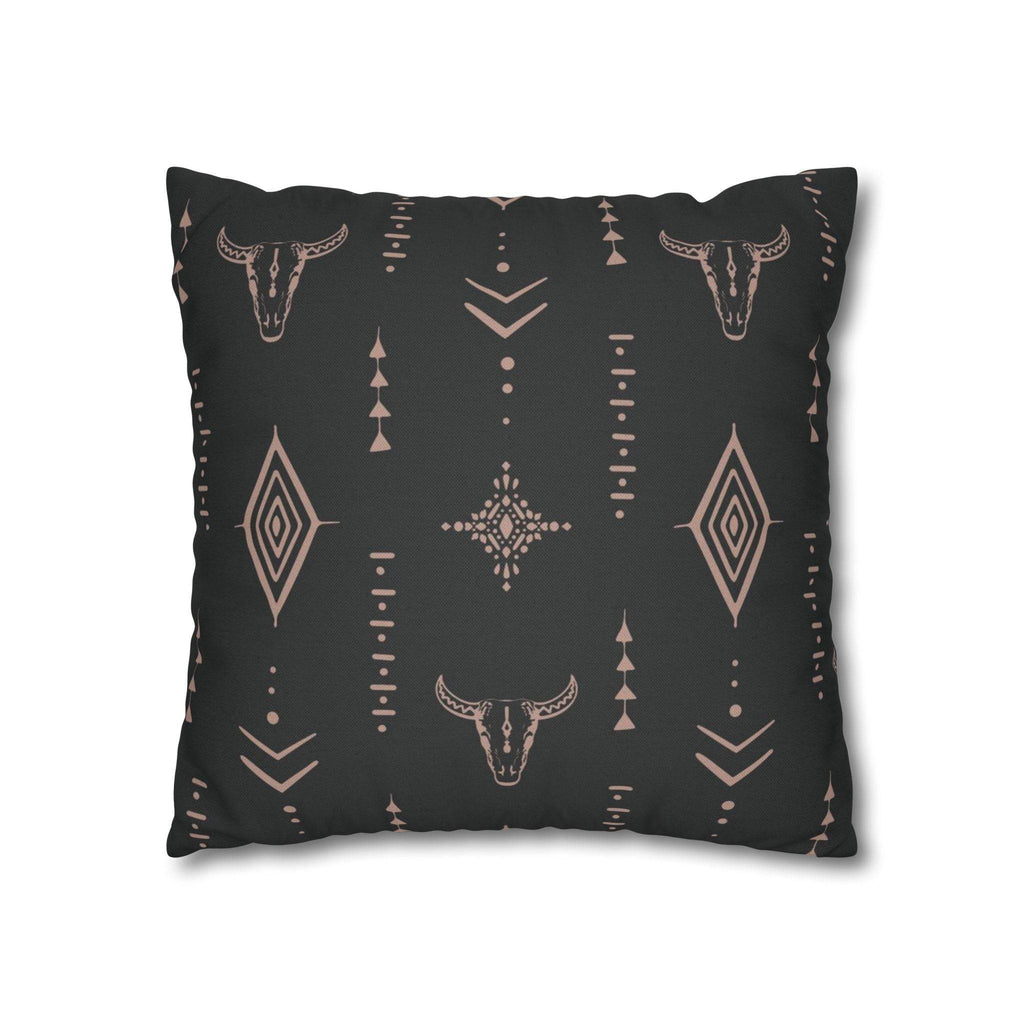Cushion Cover, Throw pillow Case for Couch ( Single Piece) : Charcoal Black - SnugLiving