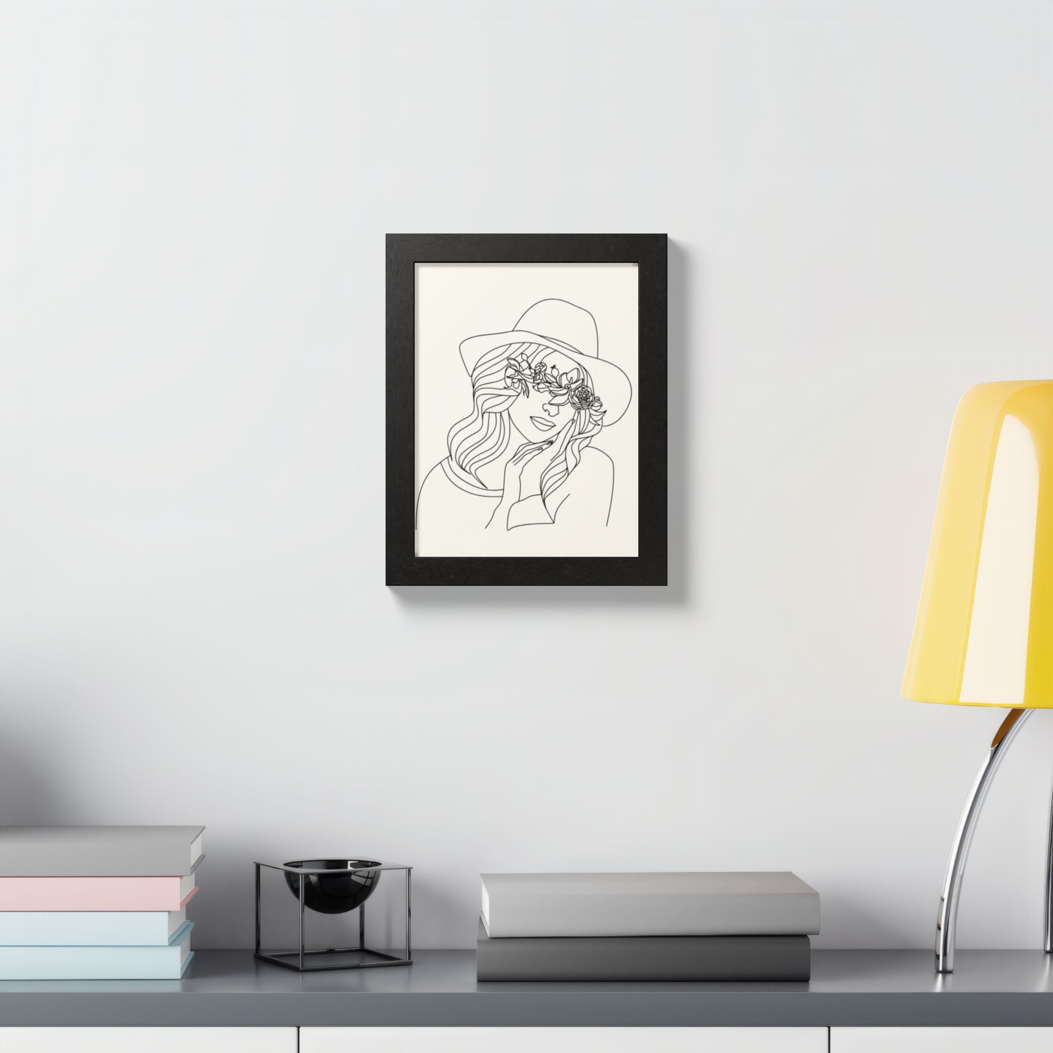 Multi-Color Framed Poster | Abstract Wall Art, Boho Home Decor | Pattern 4