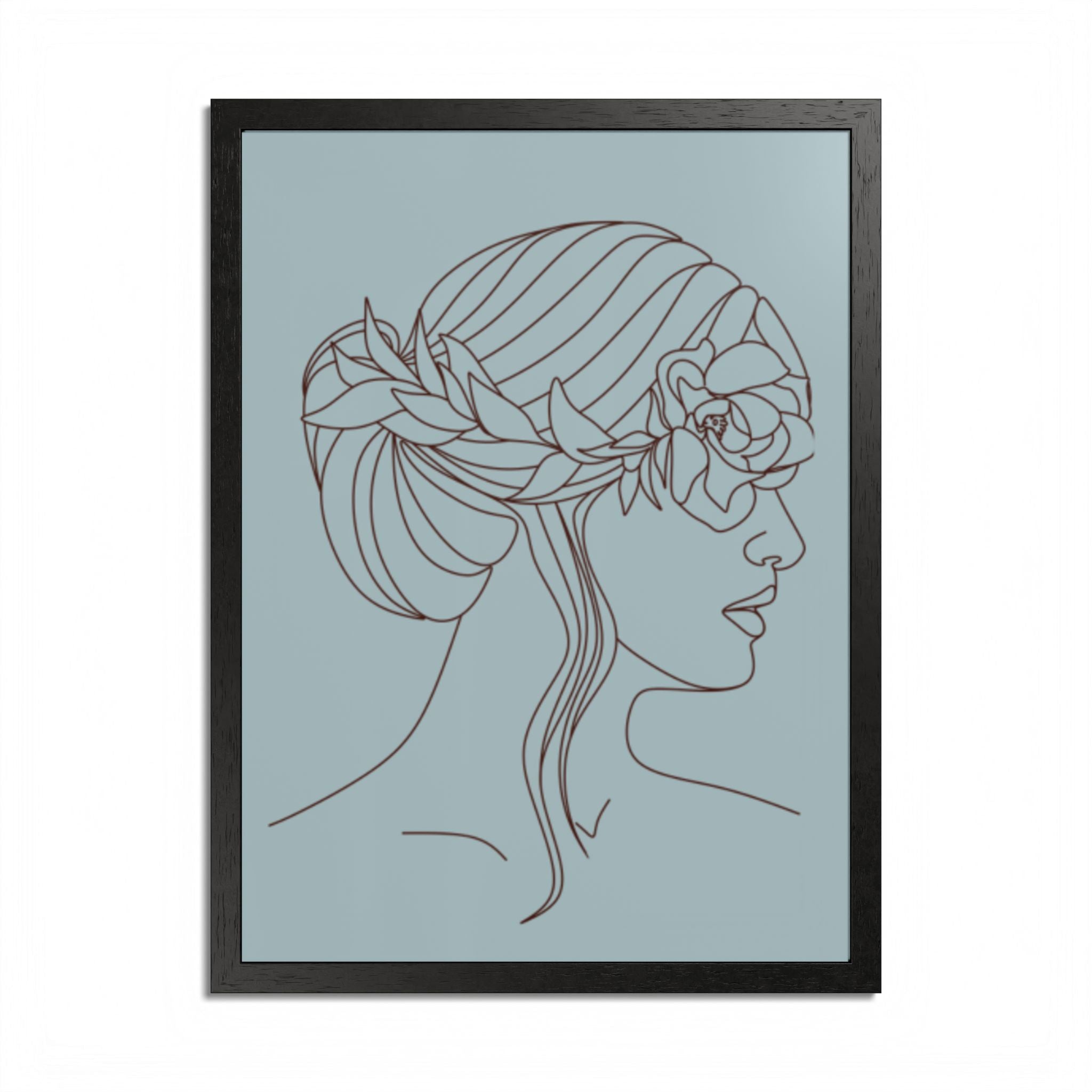 Multi-Color Framed Poster | Abstract Wall Art, Boho Home Decor | Pattern 5