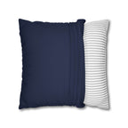 Cushion Cover, Throw pillow Case for Couch (Single Piece) : Patterned Deep Blue - SnugLiving