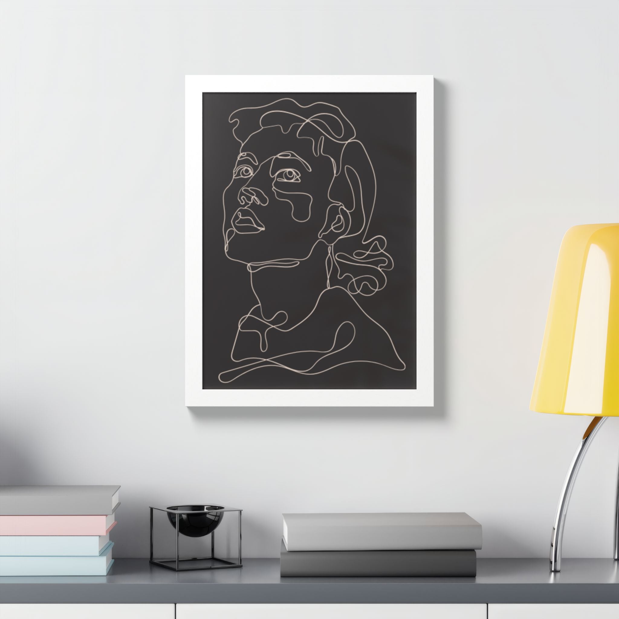 Multi-Color Framed Poster | Abstract Wall Art, Boho Home Decor | Pattern 6