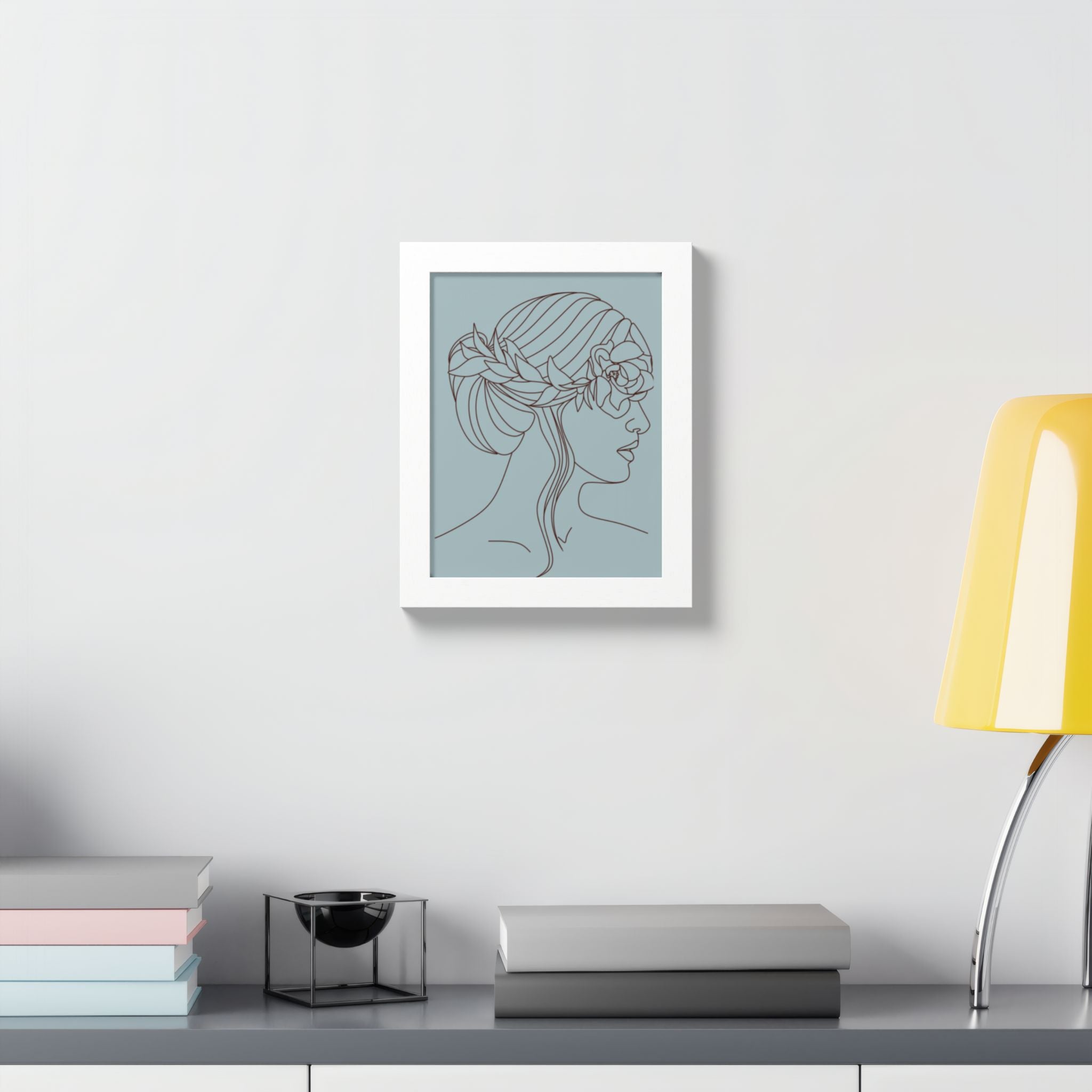 Multi-Color Framed Poster | Abstract Wall Art, Boho Home Decor | Pattern 5