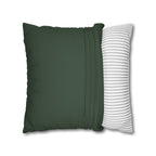 Cushion Cover, Throw pillow Case for Couch (Single Piece) : Emerald Green - SnugLiving
