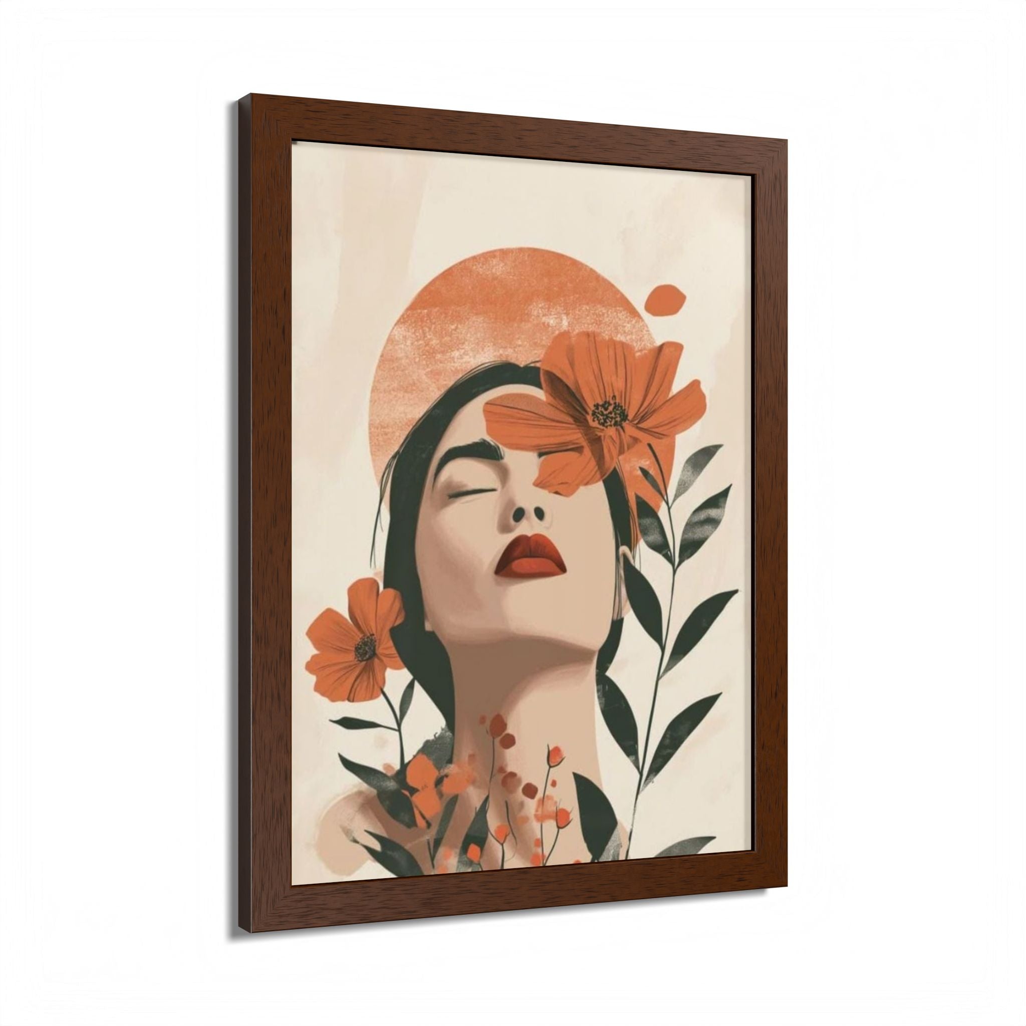 Multi-Color Framed Poster | Abstract Wall Art, Boho Home Decor | Pattern 10
