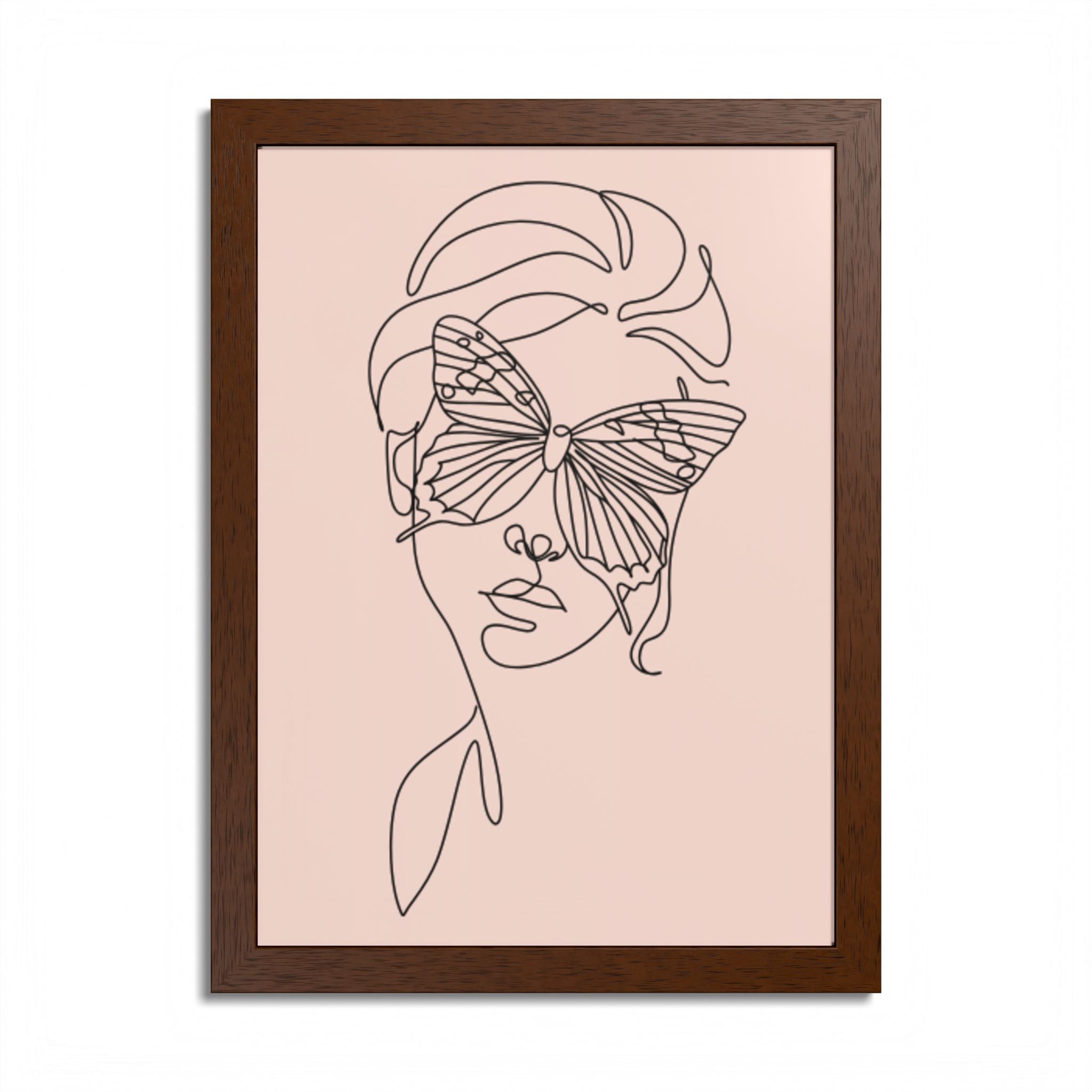 Multi-Color Framed Poster | Abstract Wall Art, Boho Home Decor | Pattern 7