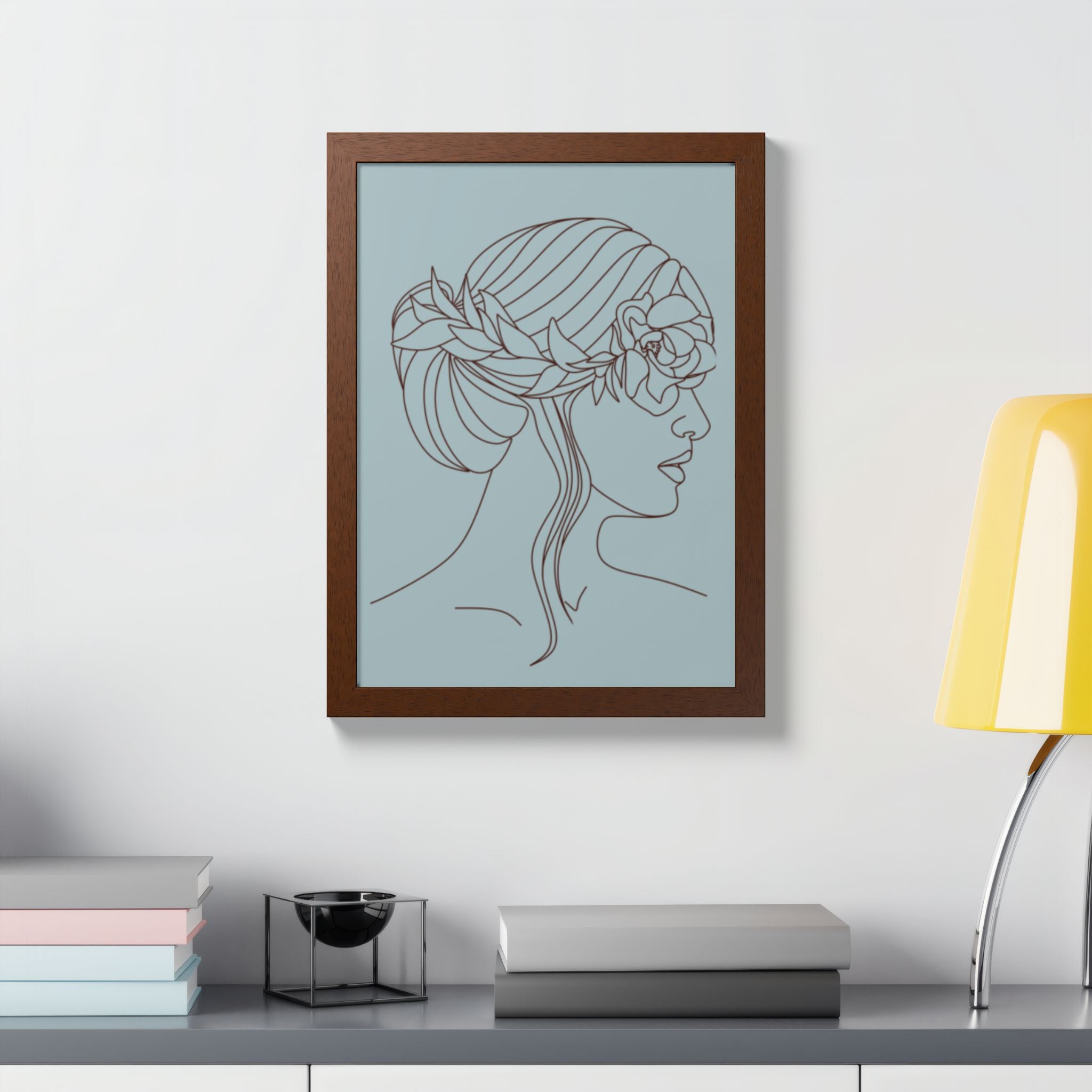 Multi-Color Framed Poster | Abstract Wall Art, Boho Home Decor | Pattern 5