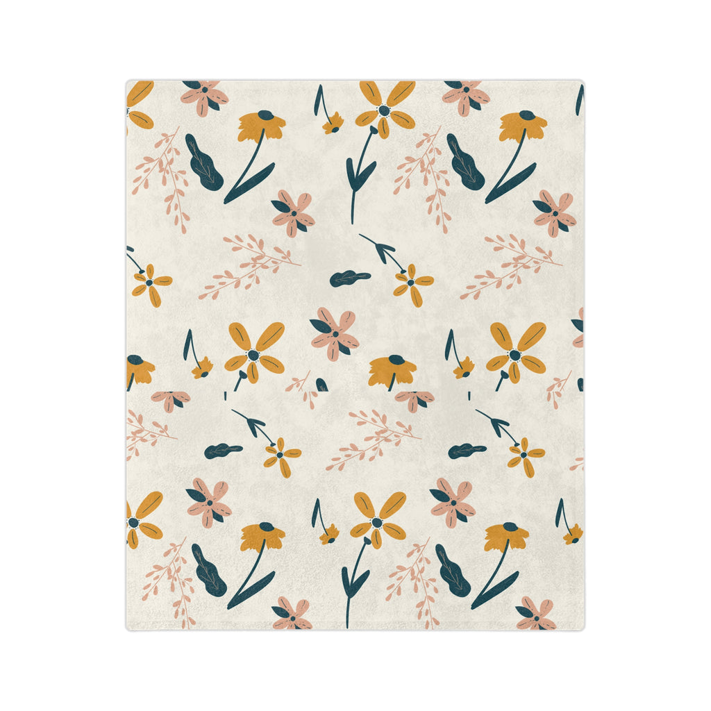 Microfiber Blanket | Soft Throw for Home Decor - Yellow and Teal