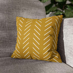 Cushion Cover, Throw pillow Case for Couch (Single Piece) : Yellow Pattern - SnugLiving
