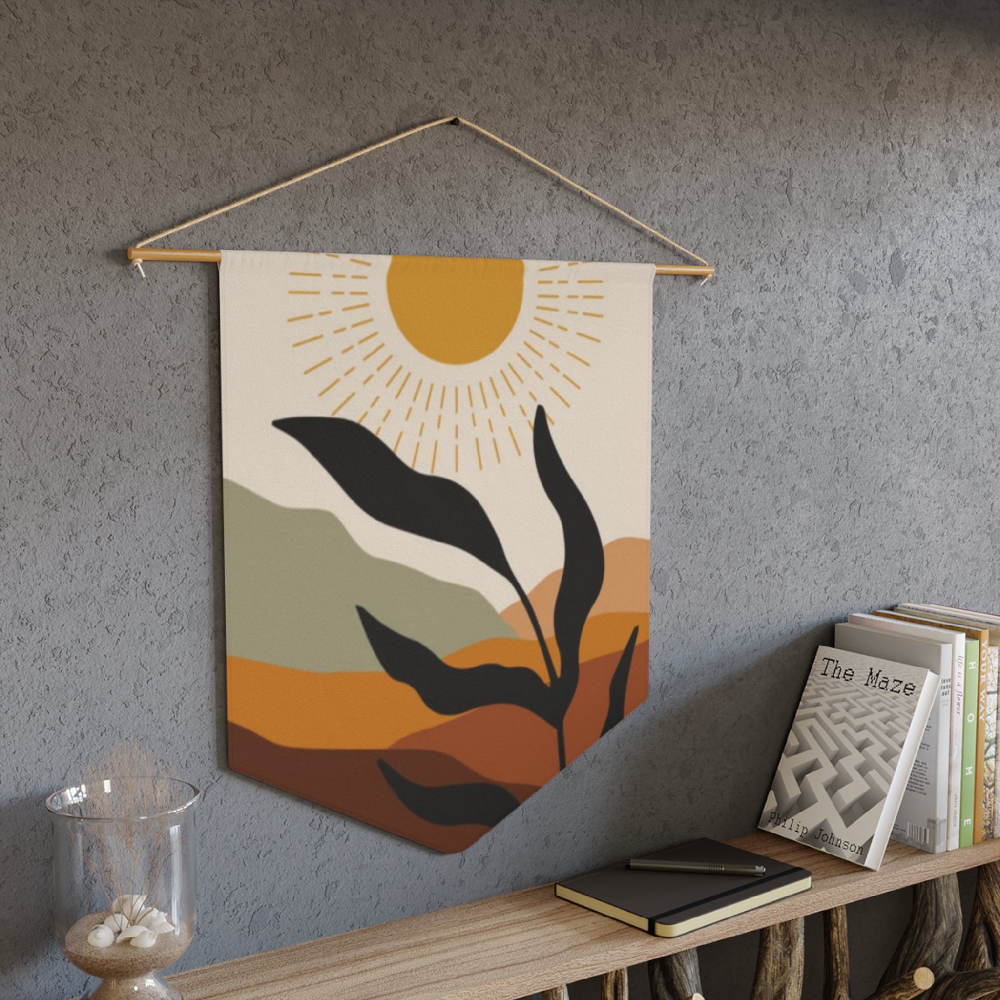 Pennant Flag/Wall Art - Sunny Scene