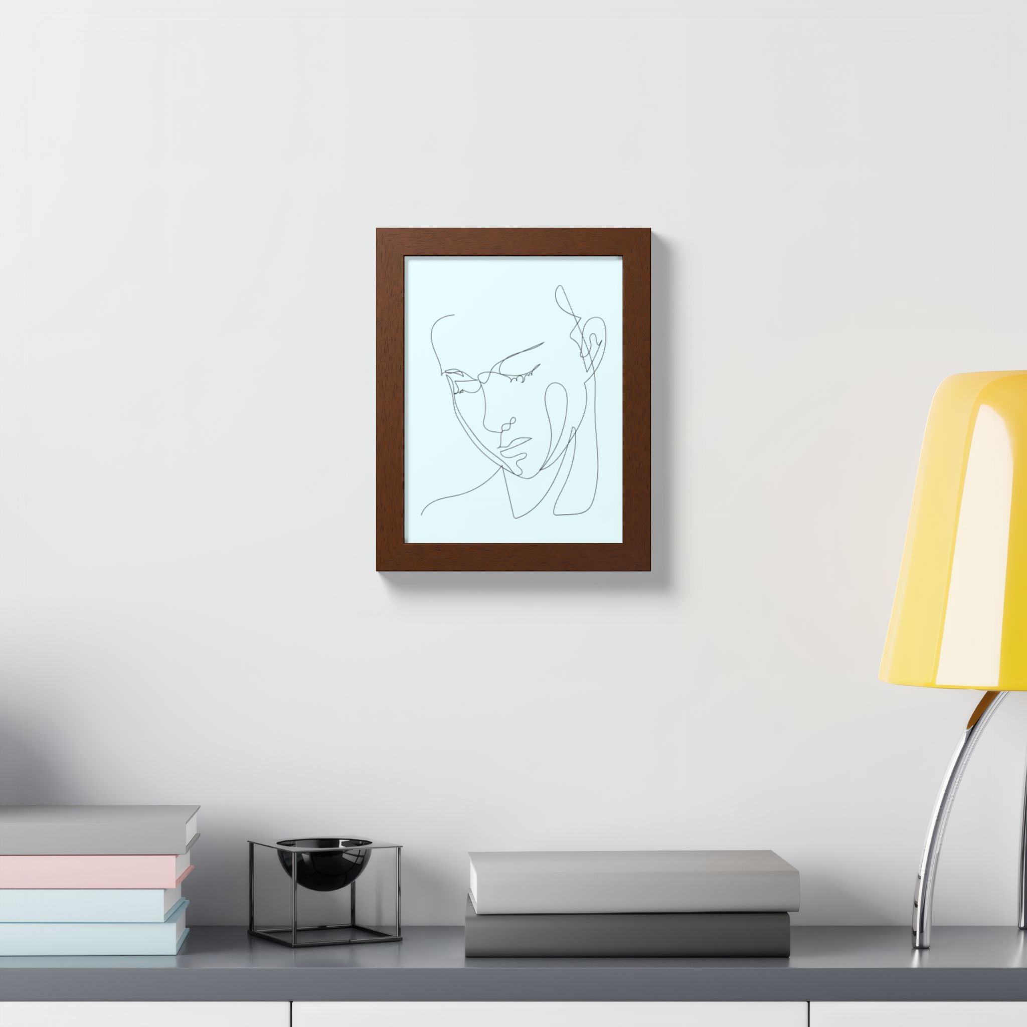 Multi-Color Framed Poster | Abstract Wall Art, Boho Home Decor | Pattern 8