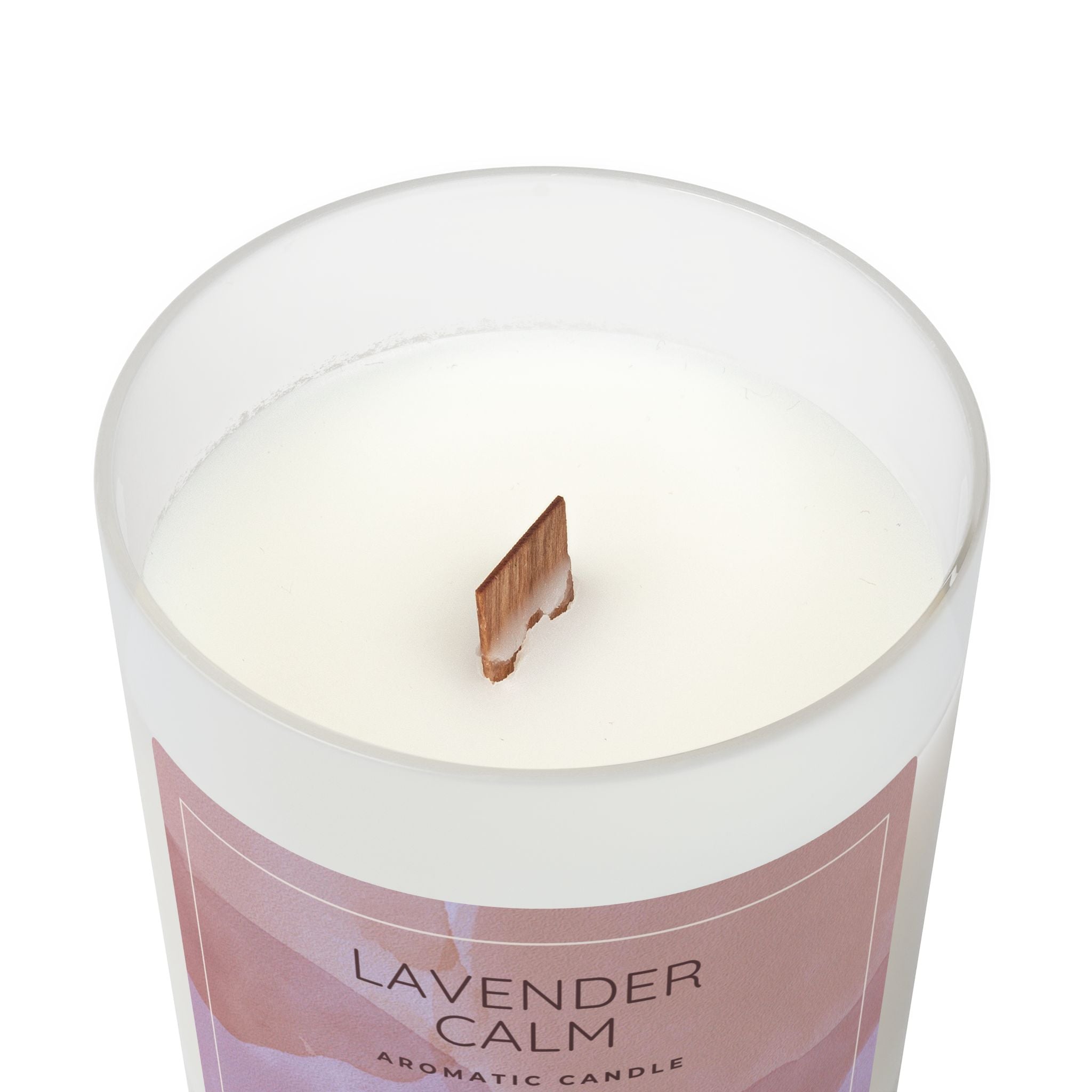 SnugLiving  Aromatic/Scented Glass Candle, 11oz : Lavender Calm