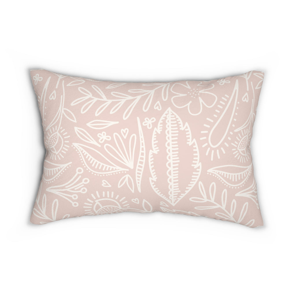 Lounge Pillow, Throw Pillow with Fillers/Insert (Single Piece) : Baby Pink