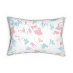 Lounge Pillow, Throw Pillow with Fillers/Insert (Single Piece) : Pink & Blue - SnugLiving