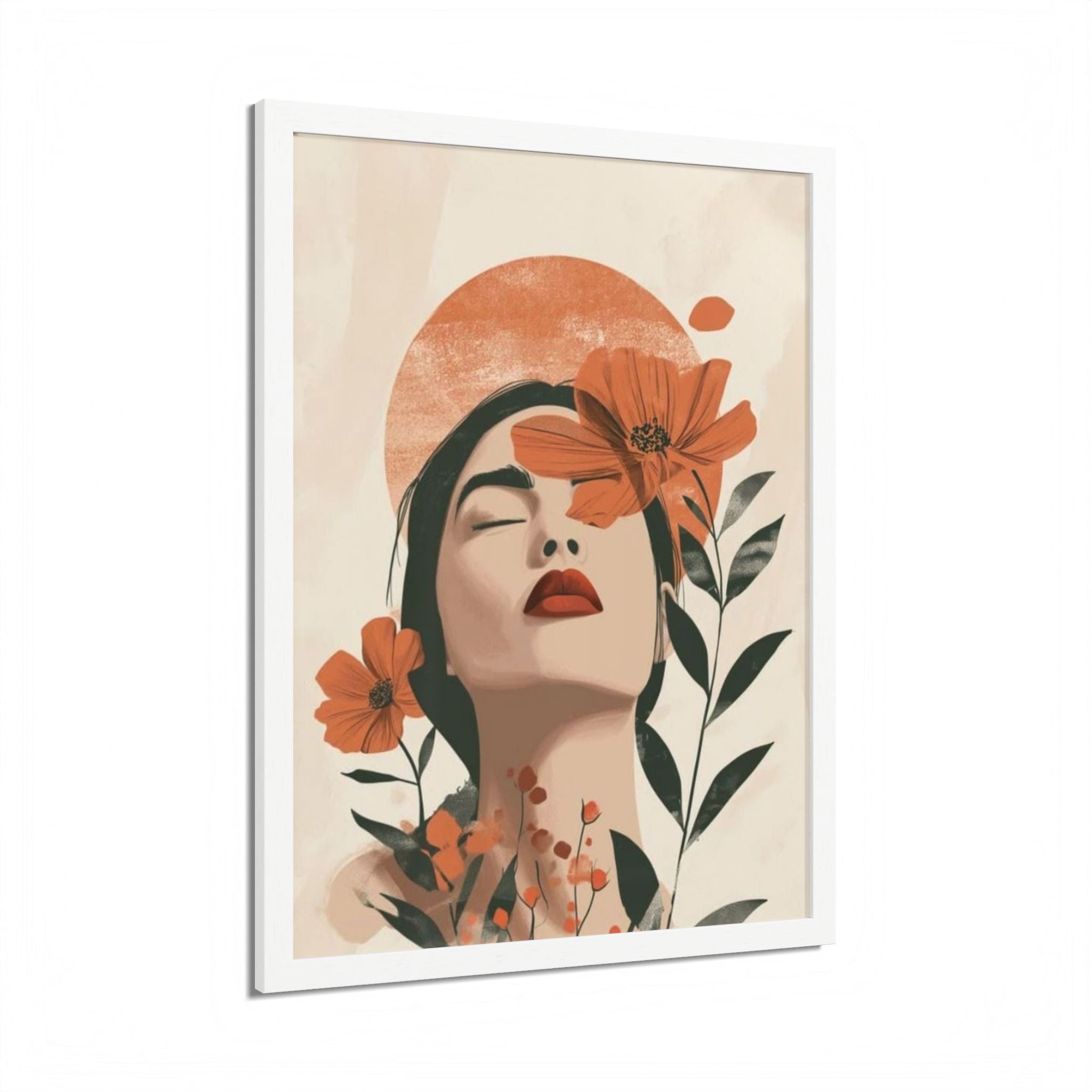 Multi-Color Framed Poster | Abstract Wall Art, Boho Home Decor | Pattern 10