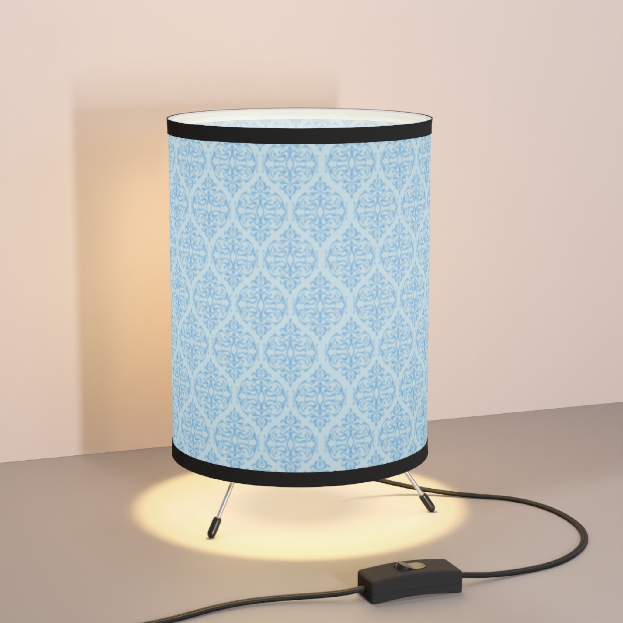 Tripod Lamp with High-Res Printed Shade, US\CA plug - Shade SLL02