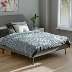 Microfiber Blanket | Soft Throw for Home Decor - Light Azure - SnugLiving