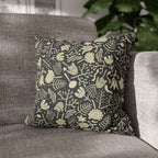 Two Way Cushion Cover, Throw pillow Case for Couch (Single Piece) : Charcoal - SnugLiving