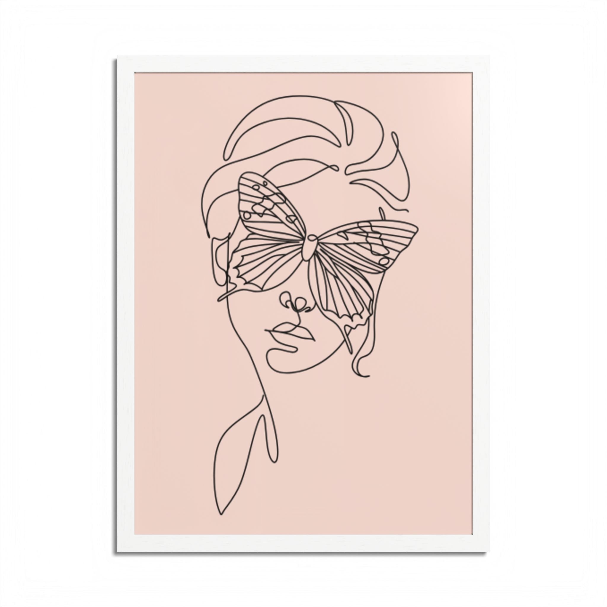 Multi-Color Framed Poster | Abstract Wall Art, Boho Home Decor | Pattern 7
