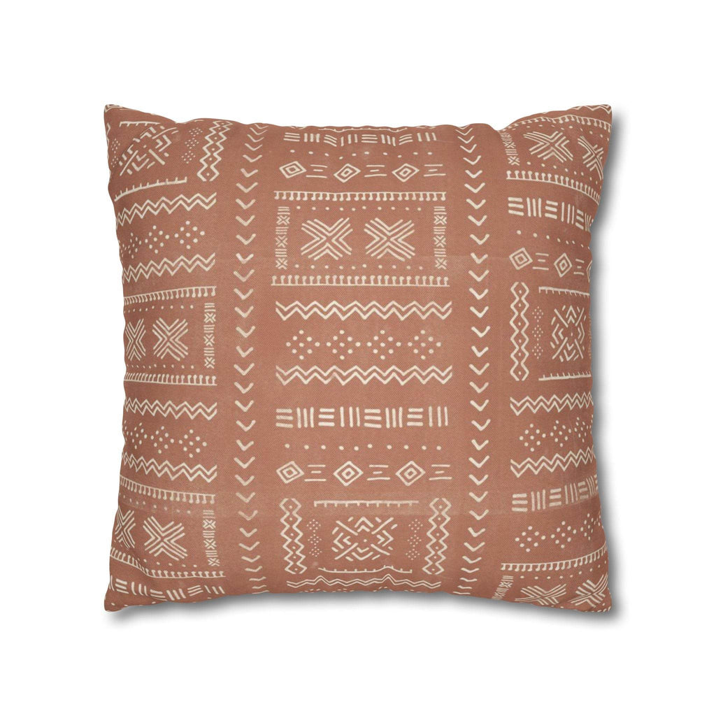 Cushion Cover, Throw pillow Case for Couch ( Single Piece) : Pastel Grey Orange - SnugLiving