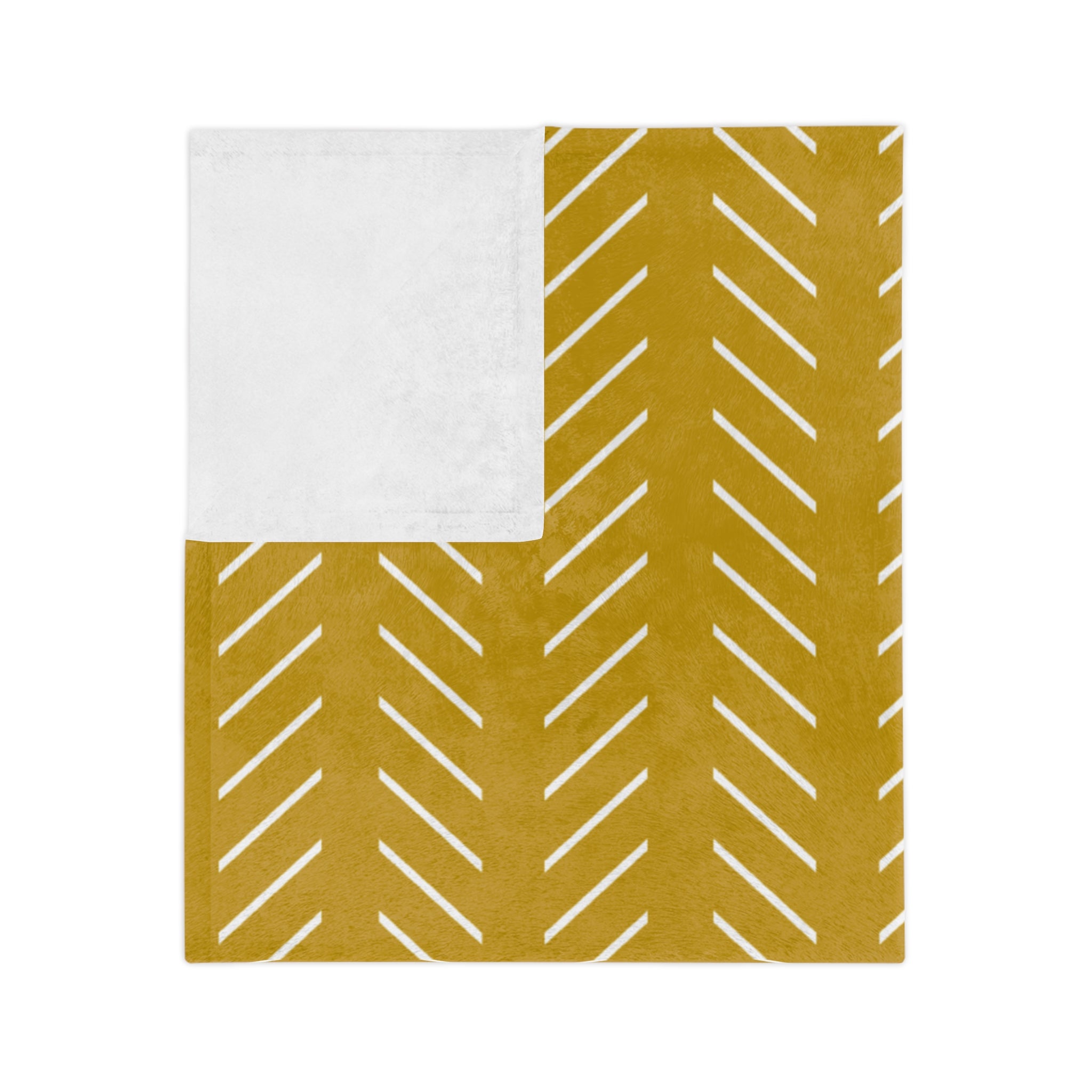 Microfiber Blanket | Soft Throw for Home Decor : Mustard Yellow