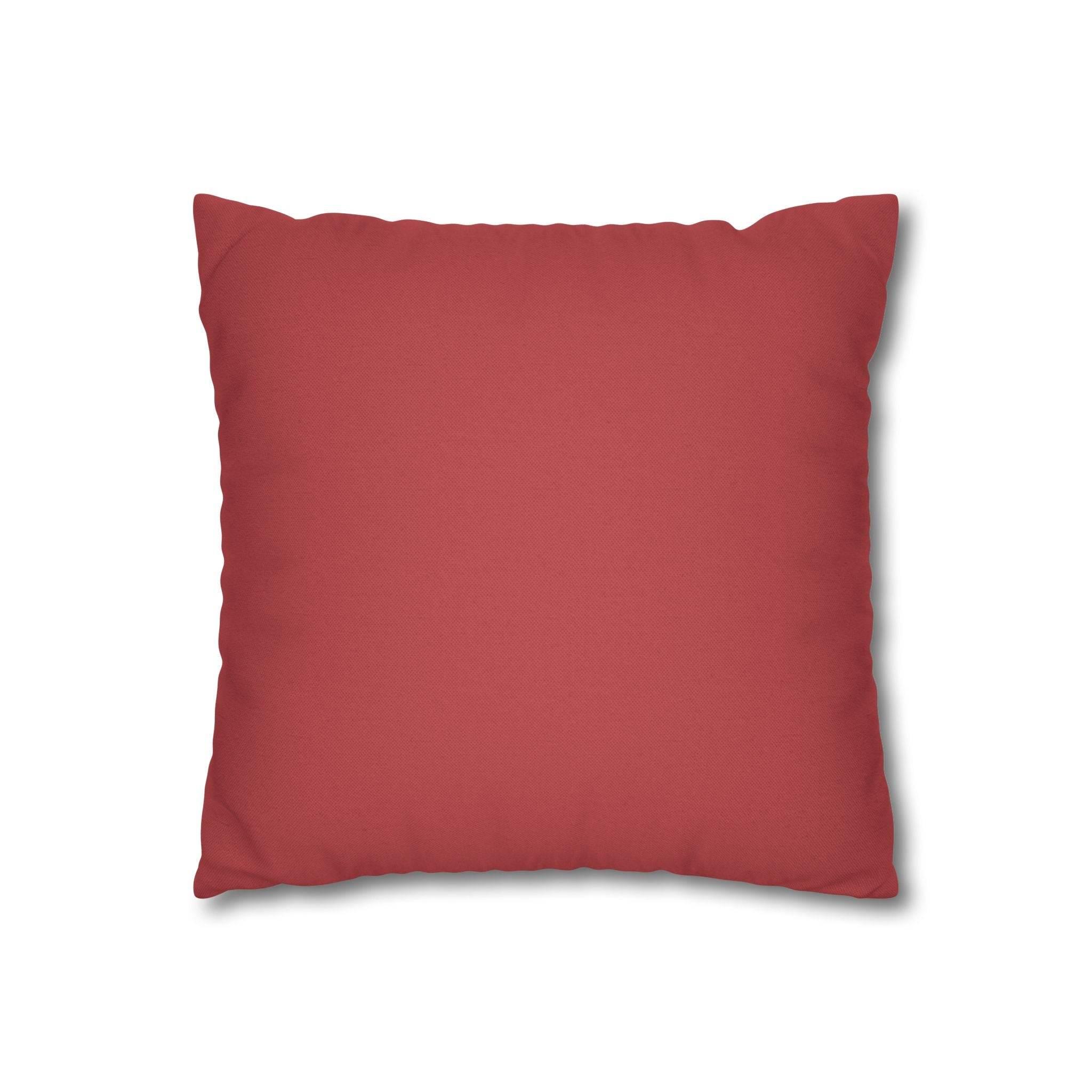 Cushion Cover, Throw pillow Case for Couch (Single Piece) : Vermillion Red - SnugLiving