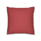 Cushion Cover, Throw pillow Case for Couch (Single Piece) : Crimson Red - SnugLiving
