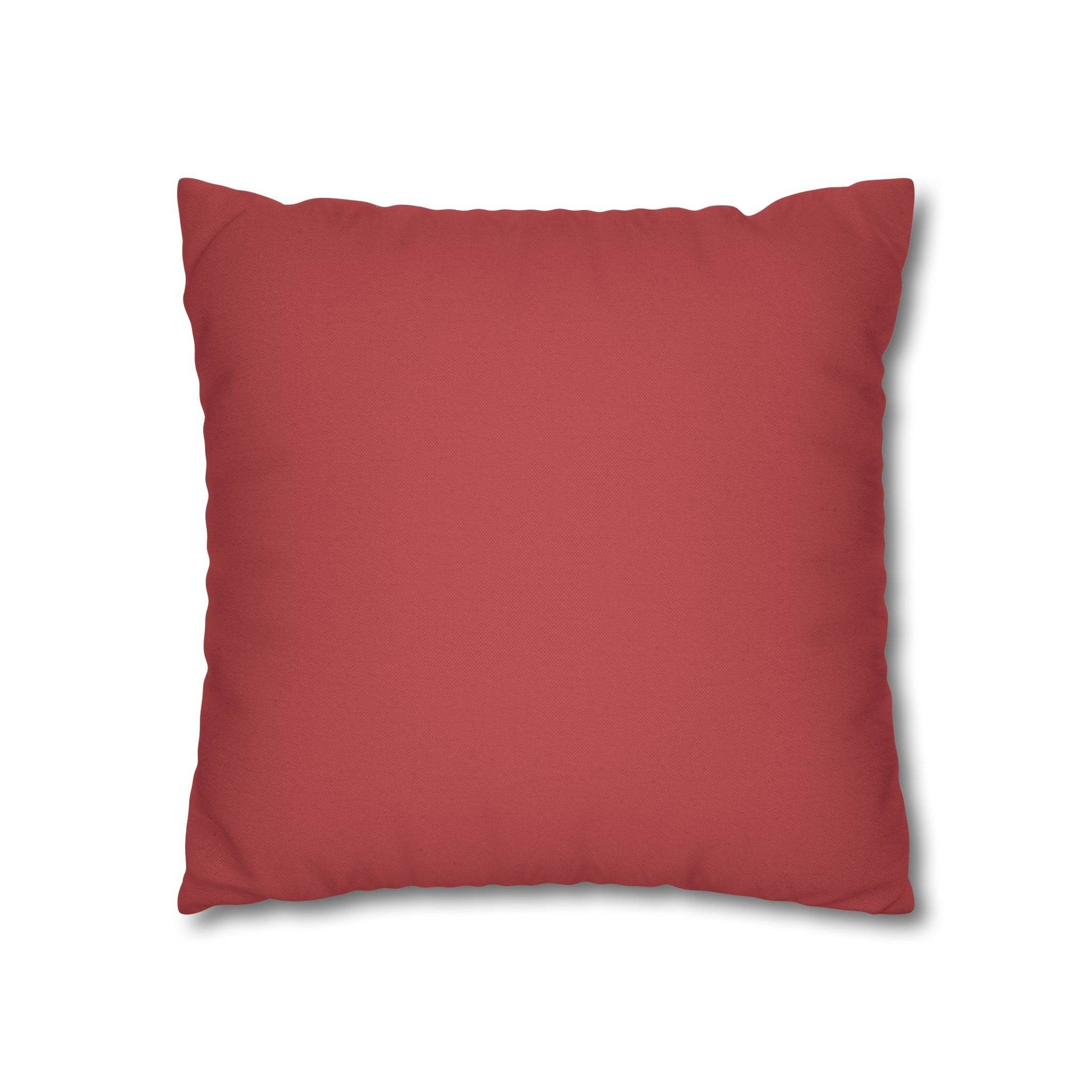 Cushion Cover, Throw pillow Case for Couch (Single Piece) : Vermillion Red - SnugLiving