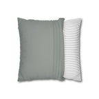Cushion Cover, Throw pillow Case for Couch (Single Piece) : Grey Azure - SnugLiving