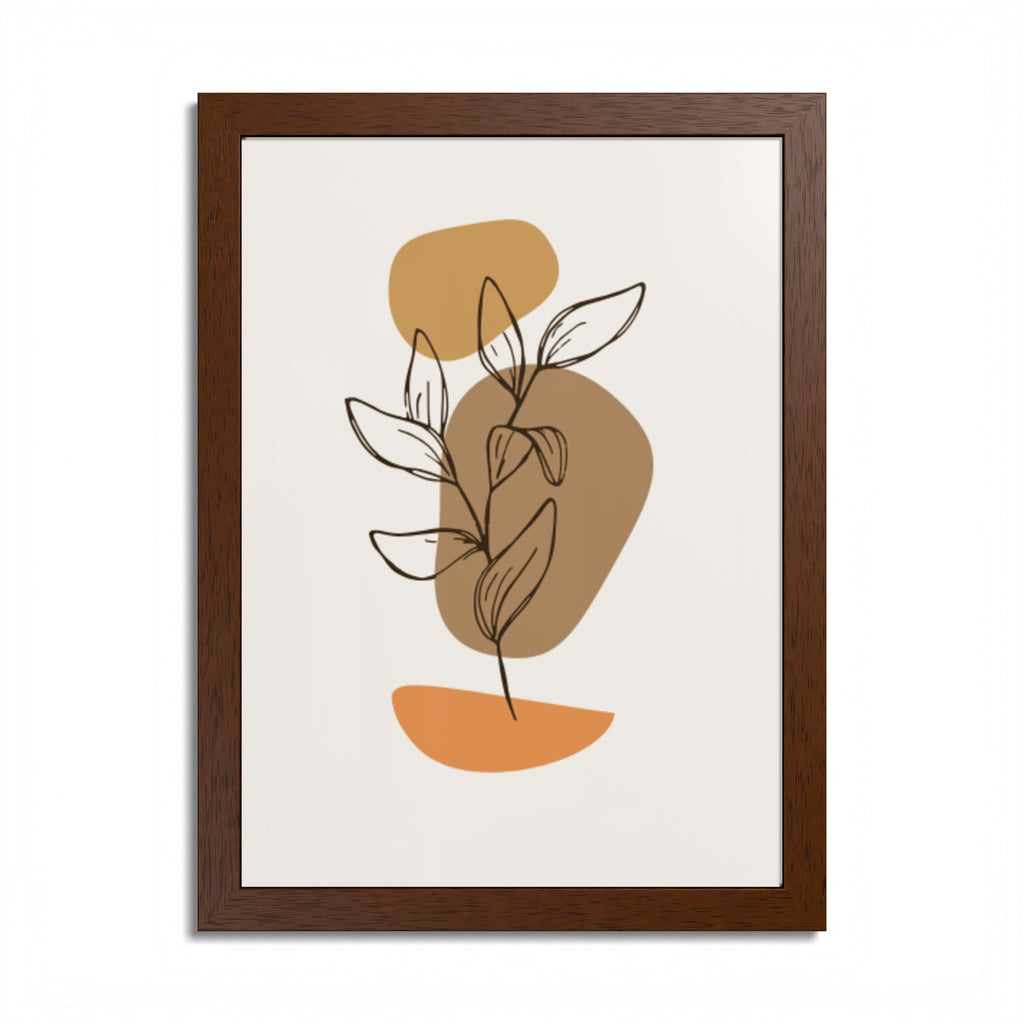 Multi-Color Framed Poster | Abstract Wall Art, Boho Home Decor | Pattern 9