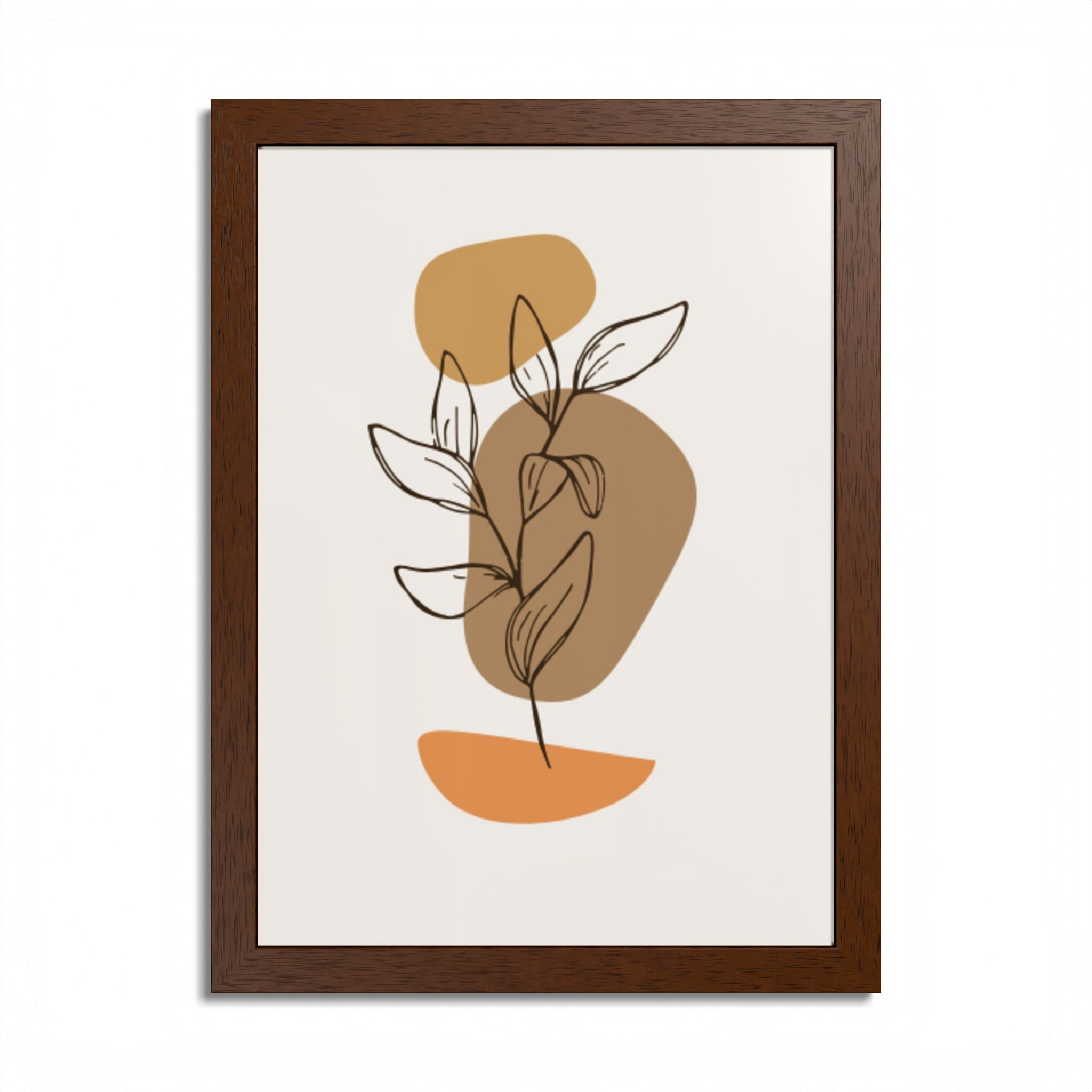 Multi-Color Framed Poster | Abstract Wall Art, Boho Home Decor | Pattern 9