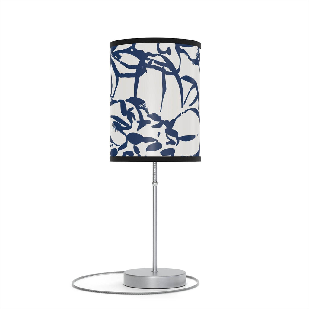 Elegant Floral Table Lamp for Living & Bedroom - Shade SLTL01 - SnugLiving