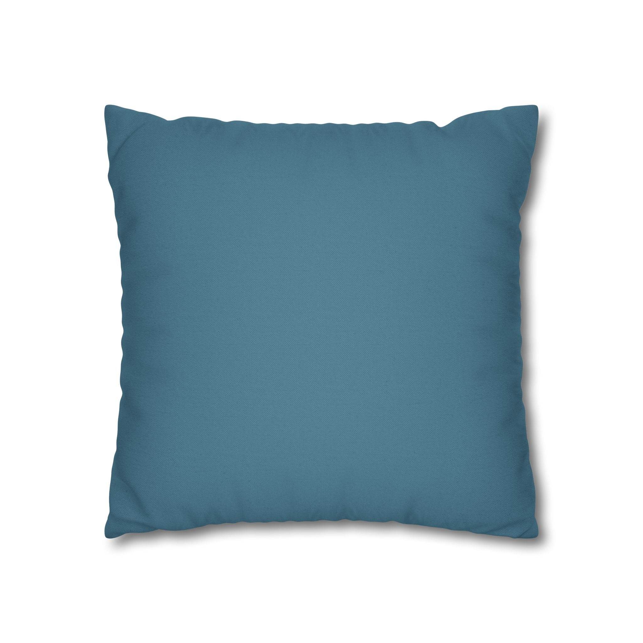 Cushion Cover, Throw pillow Case for Couch (Single Piece): Patterned Grey Azure - SnugLiving