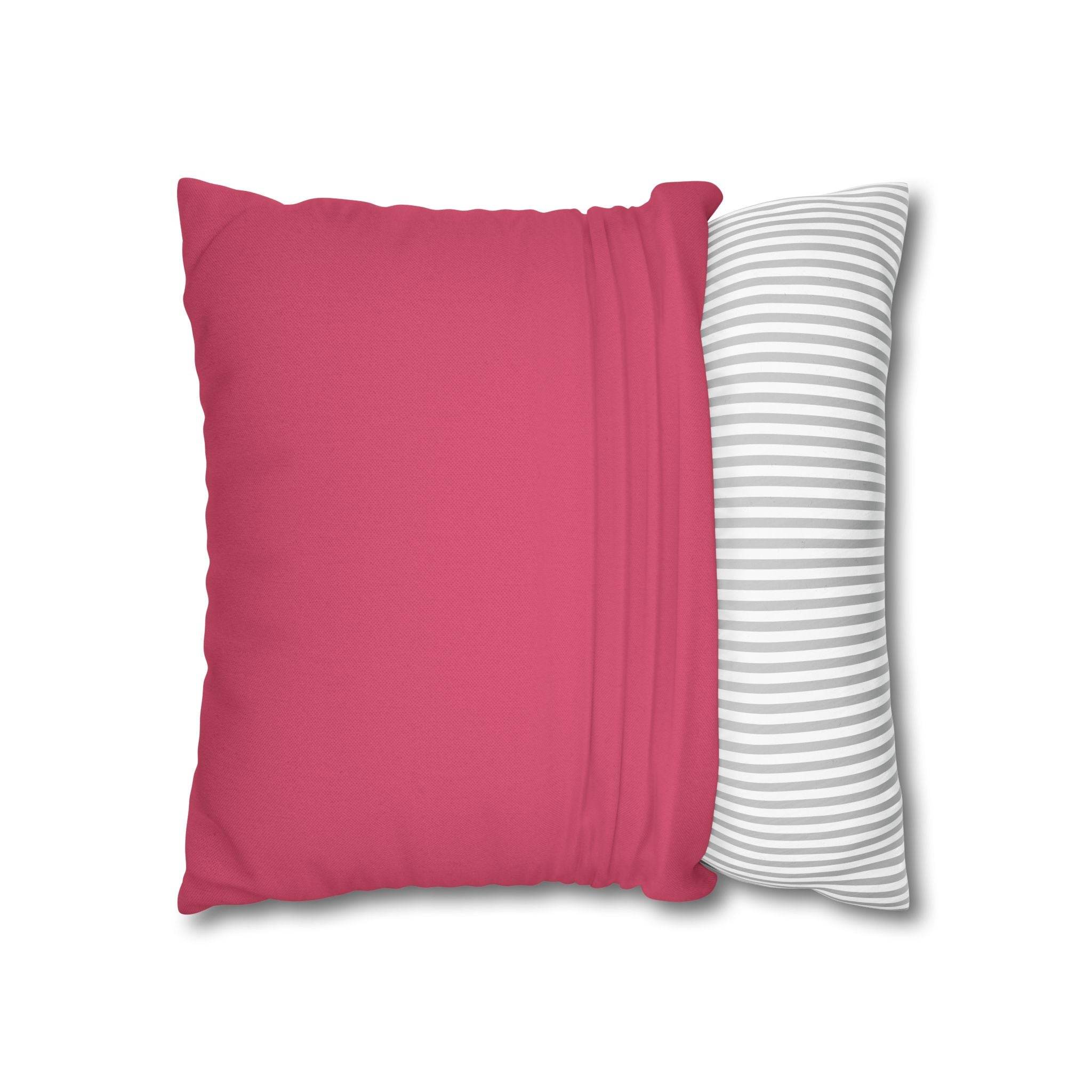 Cushion Cover, Throw pillow Case for Couch (Single Piece) : Floral Crimson - SnugLiving